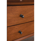 Sonoma Mid Century 2-Drawer Large Nightstand Brown