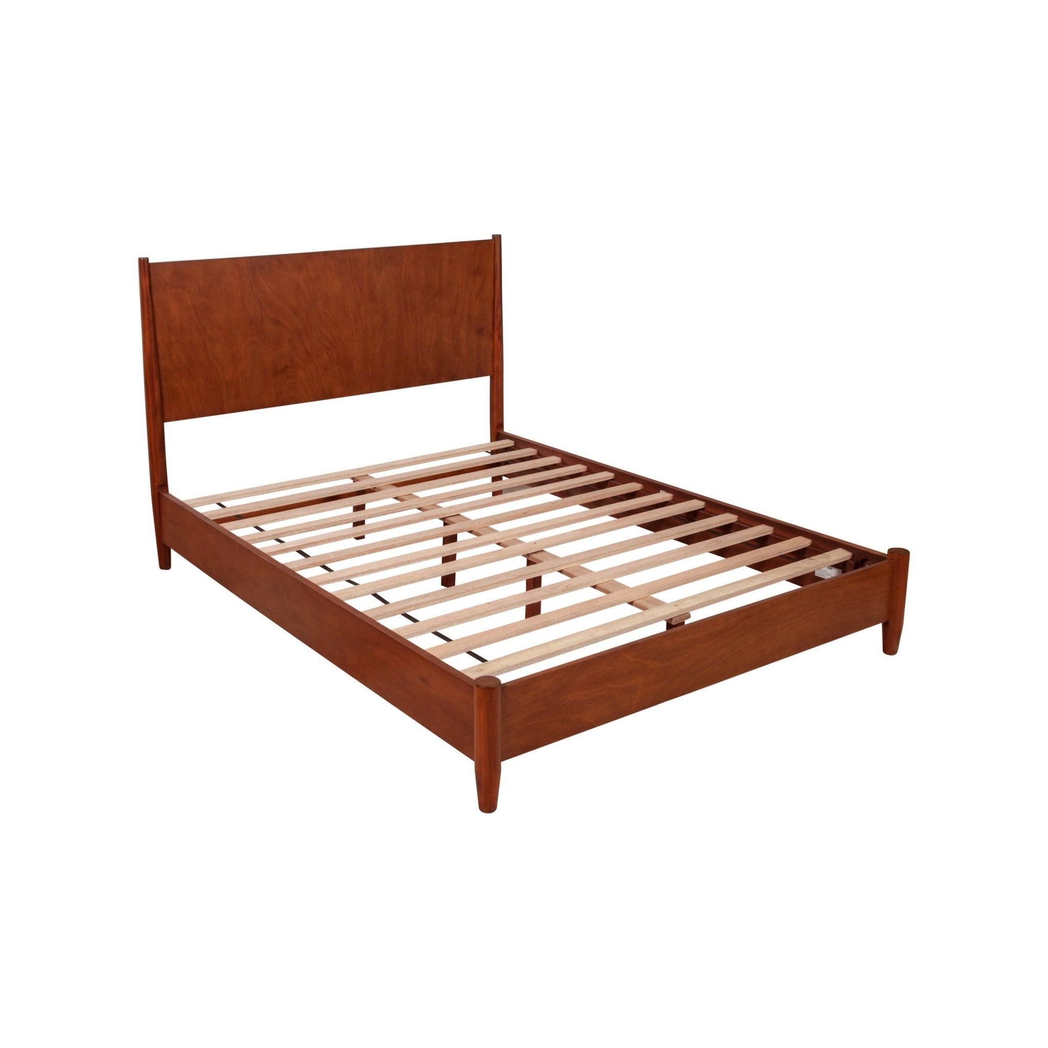 Sonoma Mid Century Platform Bed Frame Brown - Queen, King, Full